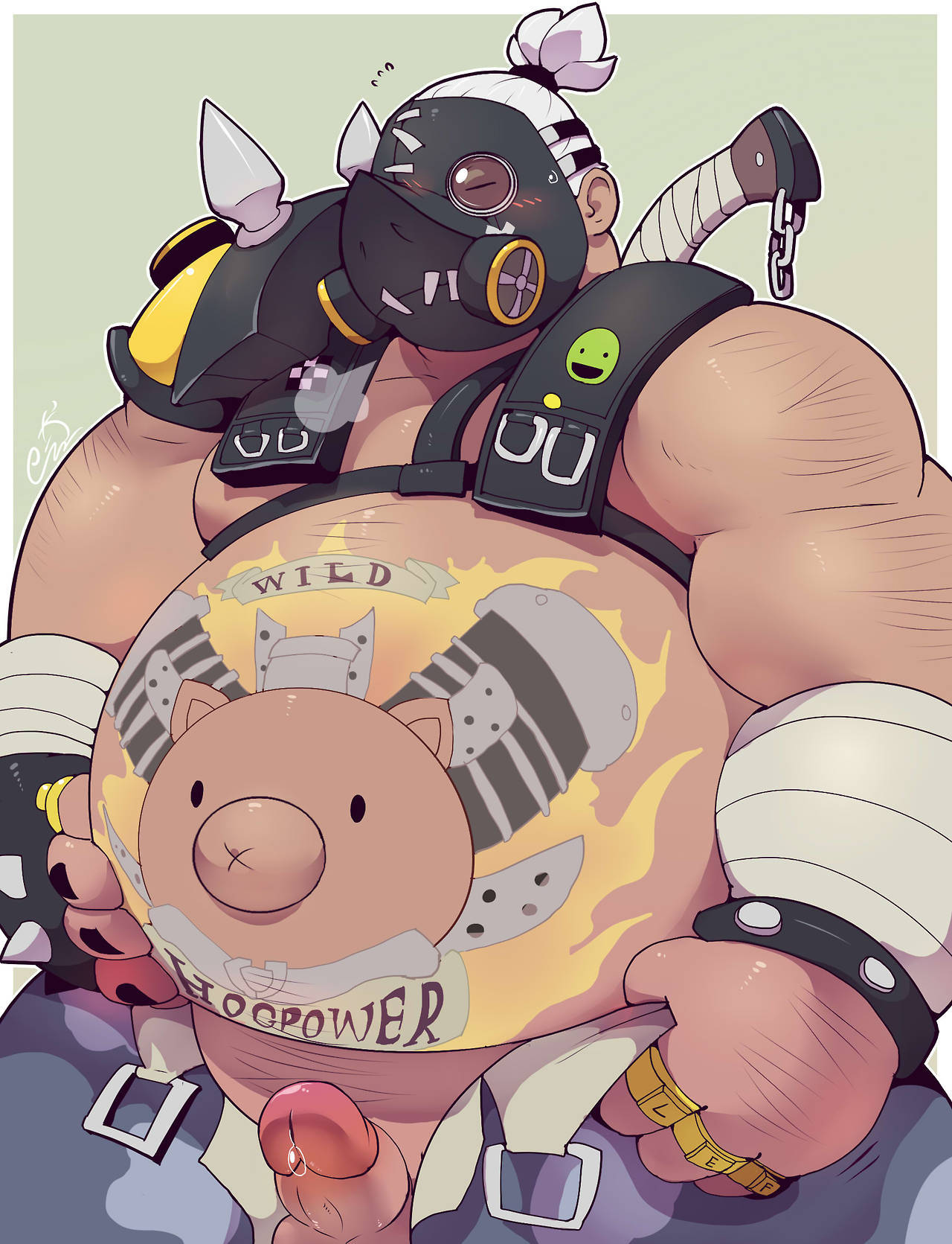 sandersbara:  Roadhog from OverwatchArtists: @Dsharp @Mabit @Hachirouta  @ZomaCaius @Barmaku @Debu-Nona and