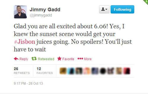 hashtagepicness:  lisbonteresadied-blog-blog: Jimmy knows how shippers work.  he certainly does ¬