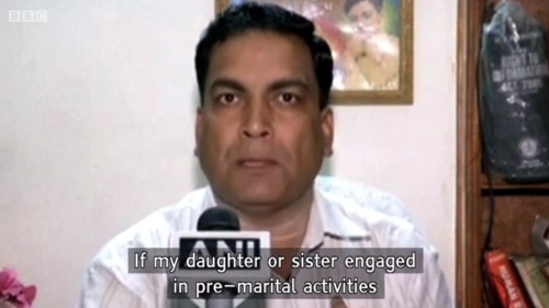 astudyinconsultants:I’m not a feminist blog, but I am a filmmaker and a decent human being, and this is so shocking it needs sharing. These screenshots are from a documentary called India’s Daughter. It tells a story of 23-year-old medical student