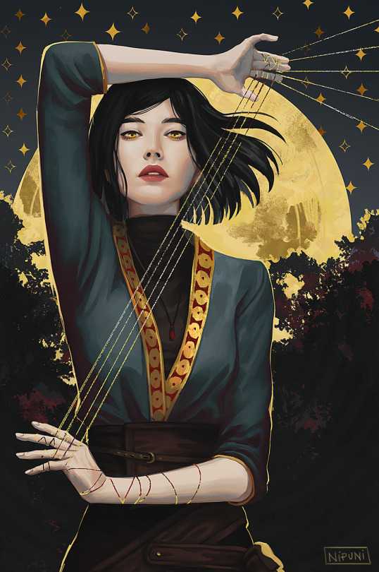 Iseult det Midenzi, Threadwitch or Weaverwitch...or something else entirely? from Witchlands by @stdennard 😊