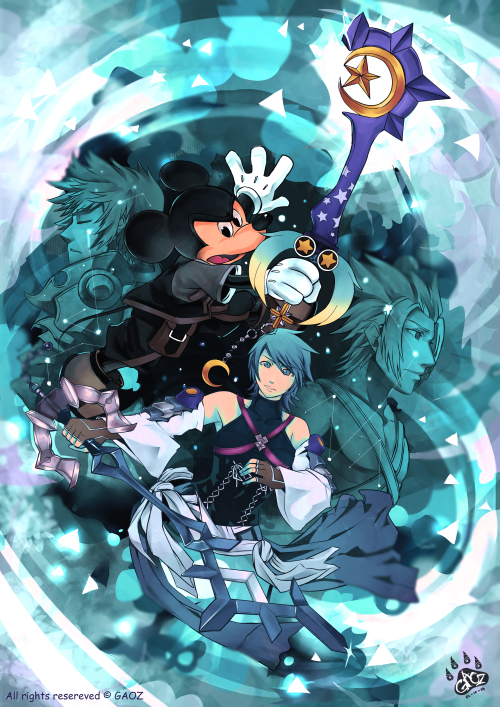gaozme:  Kingdom Hearts 0.2 birth by sleep -fragmentary passage- Fan art!! SAVE AQUAAAAAAAA 