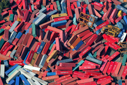maihudson:  Shipping containers after an earthquake off the Pacific coast of Tōhoku. Japan, 2011 