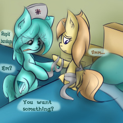 Askshinytheslime:  Mint: *Sobing Quietly* Sh:  Ears Up, There Is Nothing To Worry