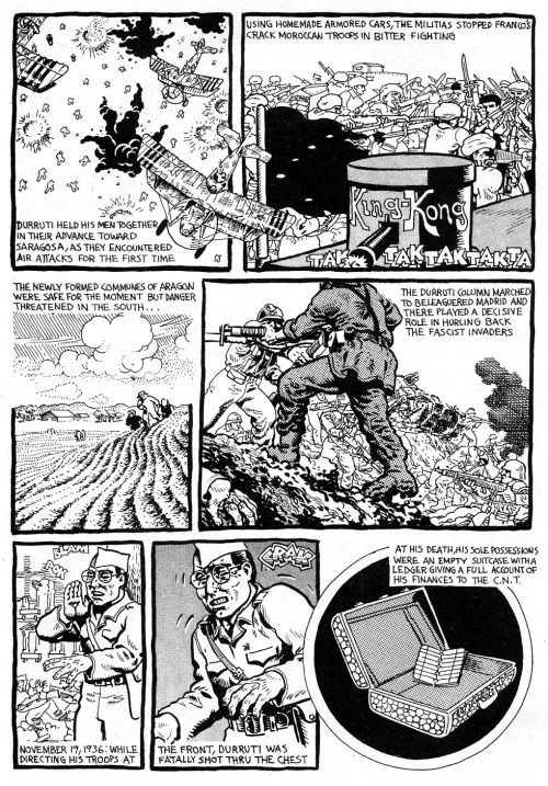mepresta:Spain Rodriguez [Anarchy Comics #2]Durruti Column - Never Know: http://www.youtube.com/watc