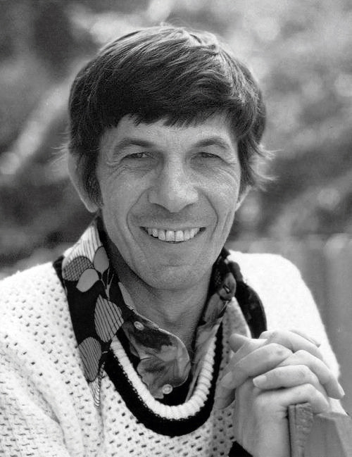 imspocky:  yes smiling leonard nimoy on your blog is going to make your day ten times better. trust 