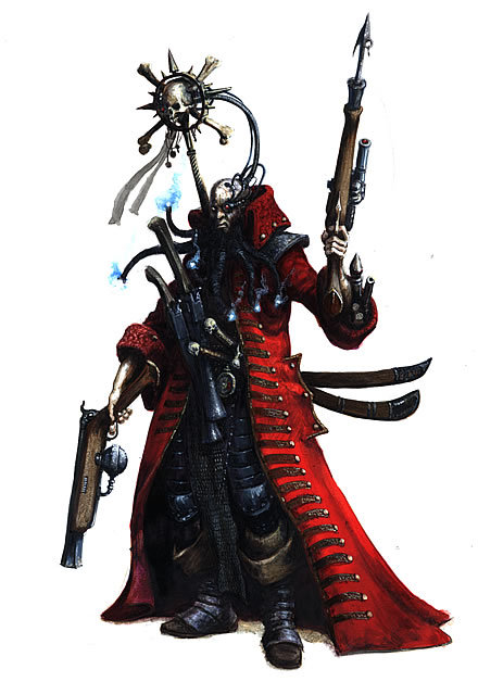 mechanicusdeus:theangelwithnoface:art-of-40k:Character art of Dark Heresy.This is how I imagine most