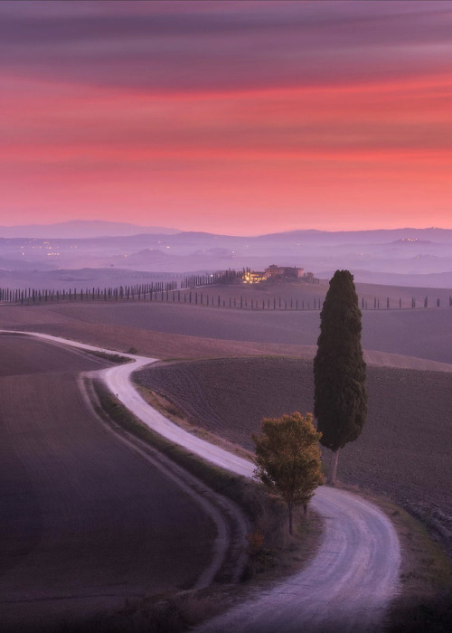 coiour-my-world:Tuscany roads | Daniel Kordan