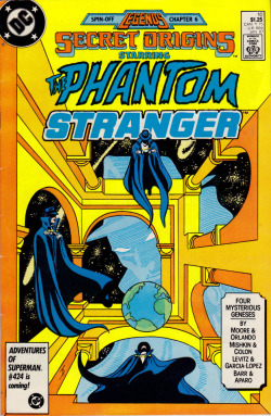 Secret Origins Starring The Phantom Stranger No. 10 (Dc Comics, 1987). Cover Art