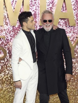 ramilesbian:    Rami Malek and Roger Taylor attend the World Premiere of Bohemian Rhapsody on October 23rd, 2018 in London, England.  