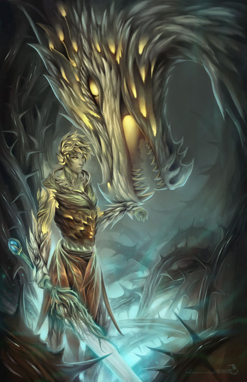 landylachs: Trahearne and the Jungle Dragon“I can never return.”Painting of Trahearne wi