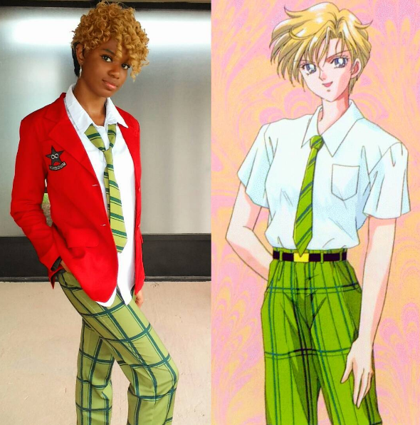 cosplayingwhileblack:  Character: Haruka TenohSeries: Sailor MoonCosplayer: jaxjaxattaxx