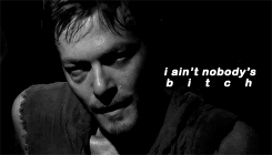 alexsexklaus:  the walking dead meme » seven characters [2/7] » Daryl Dixon   I