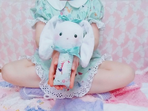 jennibellarella:BabygirlDress & Plush Rattle made by yours truly