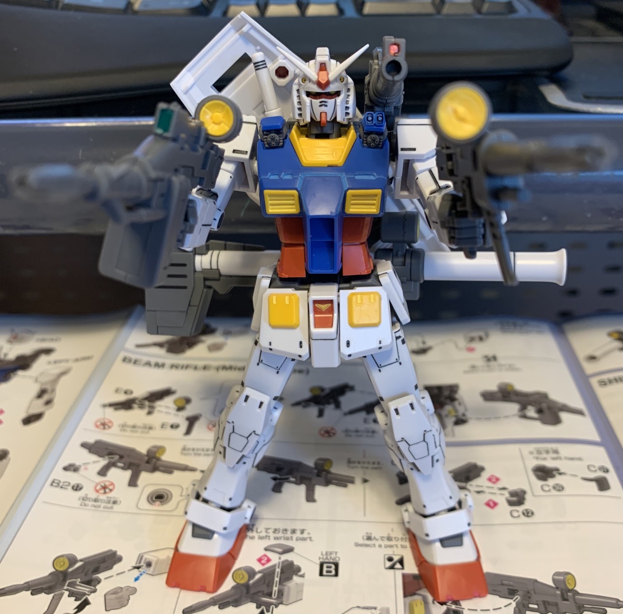 Bandai MG 1/100 Rx-78-02 Gundam The Origin Plastic Model Kit From Japan 1gc for sale online 