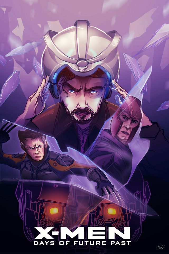 thecyberwolf:  X-Men: Days of Future Past &ldquo;Poster Posse Project #6 - Blurppy Exclusive”