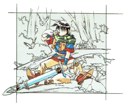 thevideogameartarchive: Some additional artwork from Dragon Knight 4 for the Super Famicom. [The Vid