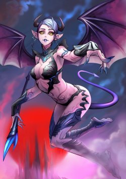 senseorsensuality:  Succubus by Tjiuw Robin