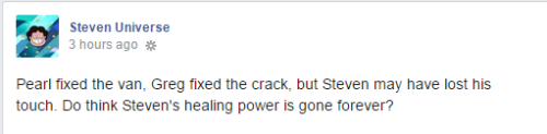 megamadridista4life:  I don’t like what SU’s Facebook page is suggesting. (x)  I think they’re just teasing/feeding speculation