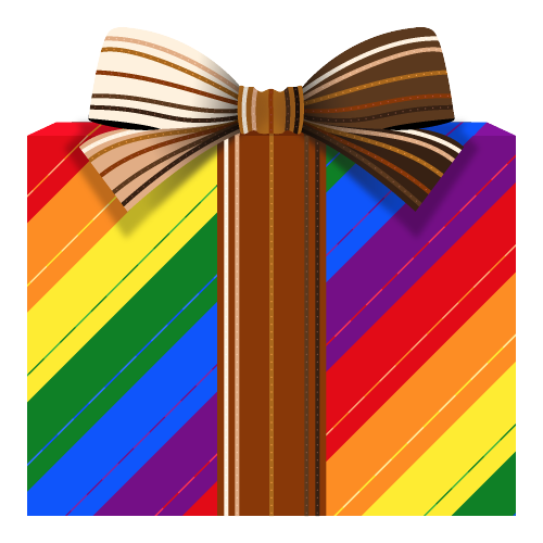 emilylaj:Pride Presents for the holidays! Free to use with credit.Lesbian, Gay, Bisexual, Transgende