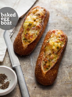 boozybakerr:  Baked Egg Boats