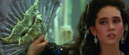 haidaspicciare:    Jennifer Connelly & David Bowie, “Labyrinth” (Jim Henson, 1986). 