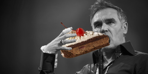 Unhappy birthday, Morrissey. Hope you’re hungry for your… vegan cake?