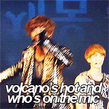 half:            Reasons why Chanyeol is a life ruiner :                  volcano’s hot, and you know who’s on the mic [1/2]           