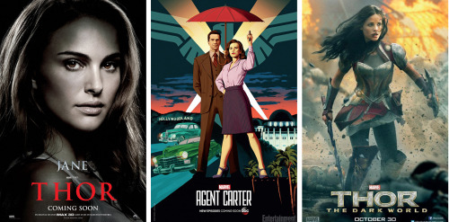 earths-mightiest-heroines:  Women of the MCU in posters