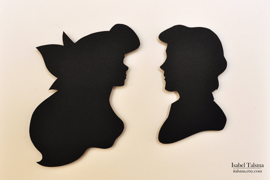 princessesfanarts:  Handcuts Silhouettes by Isabel Talsma 