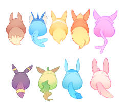 raidraws:  eevee tails