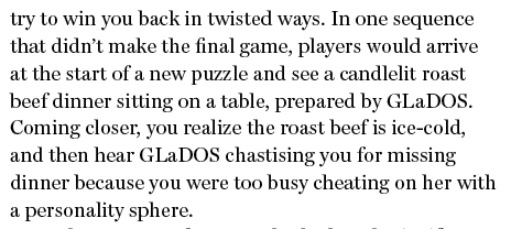 The Cut Story Concept For Portal 2 Is Gold