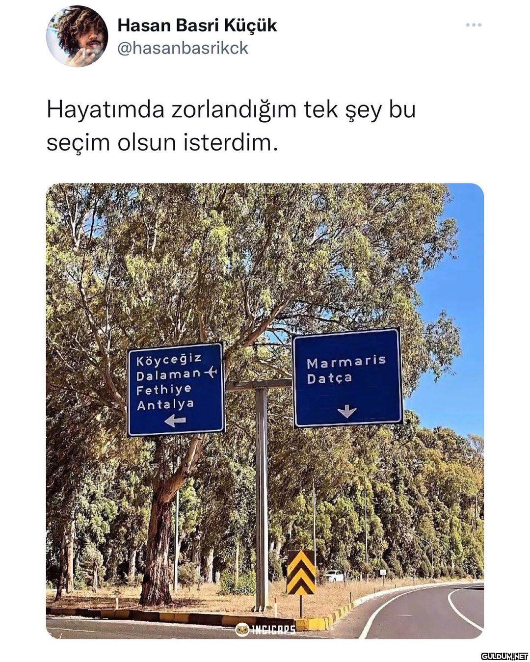 En güzel yol ayrımı   ...