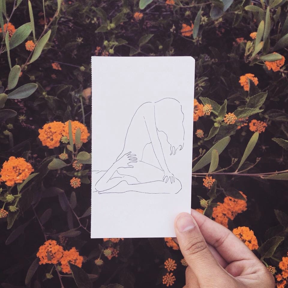 ismaelguerrier:  From my series, Food For The Soul (Pen on paper)Instagram: ismael.guerrier.art