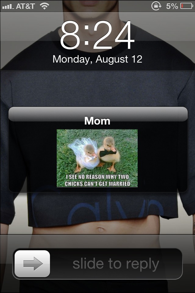 andrewbelami:  My mom weighs in on the same-sex marriage debate 