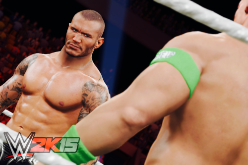 majesticmaddox:  ~ WWE 2K15 ~ New Randy Orton Screenshots  Virtual Randy Orton is looking sexy!