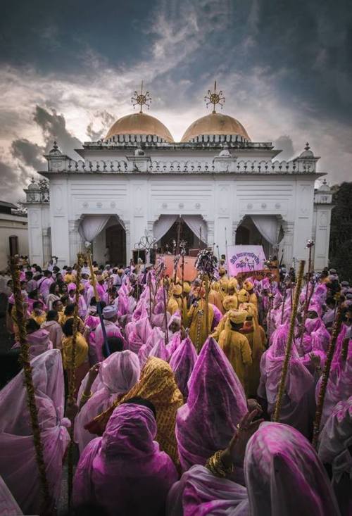 Holi at Radha Govindaji temple, Manipur