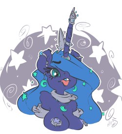 Punk Luna - I made lots of Luna linearts