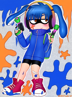 stilitrash: ~~Inkling Takane~~   commission