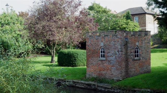 The Leech House, Bedale, North Yorkshire, England. Believed to date late 18th early 19th Century and to be a unique survivor of...