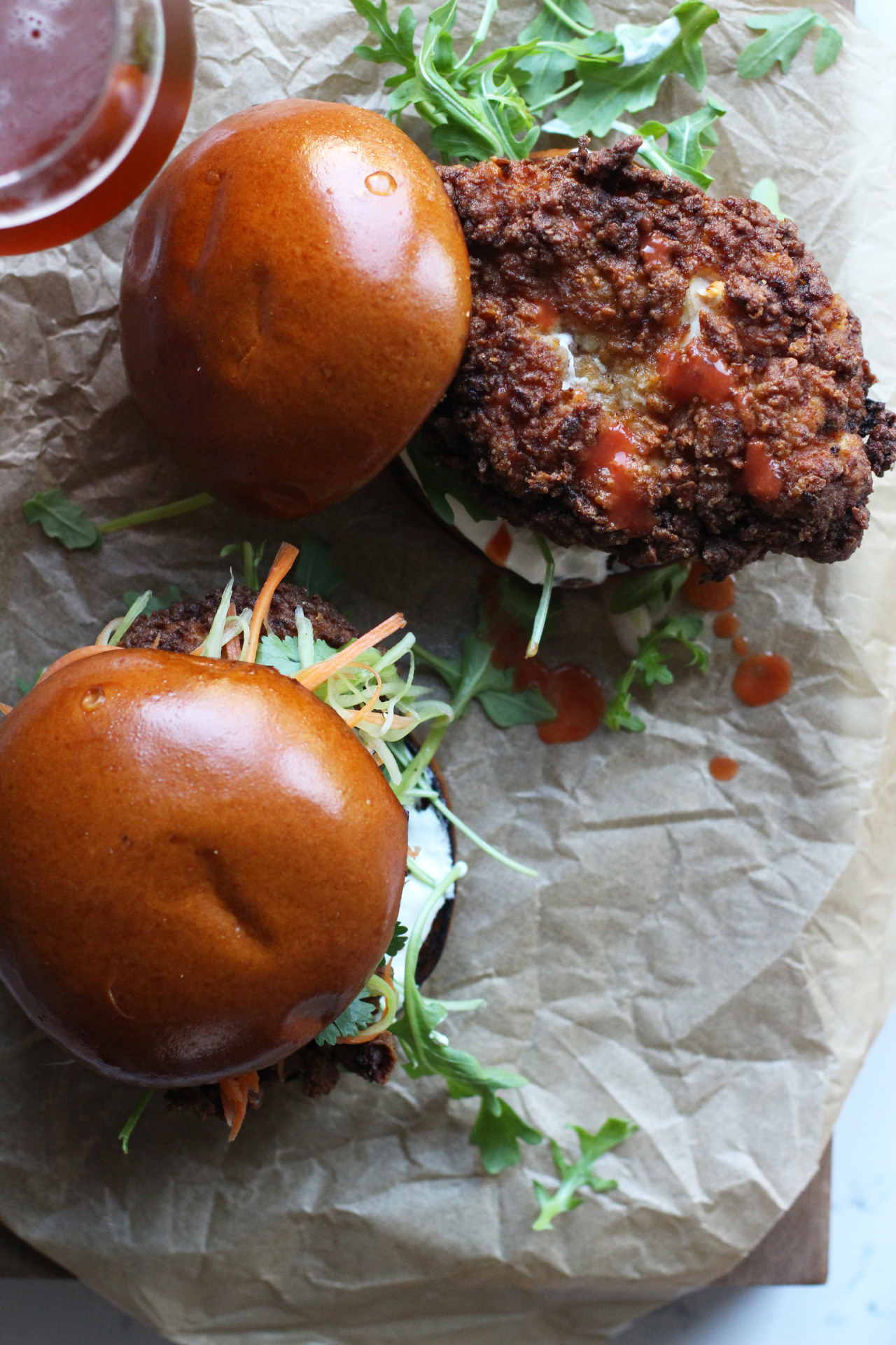 guardians-of-the-food:  Buffalo Fried Chicken Sandwiches