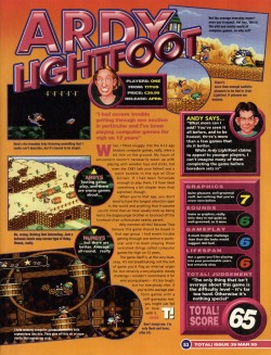 oldgamemags:  TOTAL! #39, March 1995 - I had honestly never heard of Ardy Lightfoot. Who played it back in the day?Follow OldGameMags on Tumblr for more classic magazines and adverts. Like what we do? Support us on Patreon!  Ahh, I love Ardy Lightfoot!