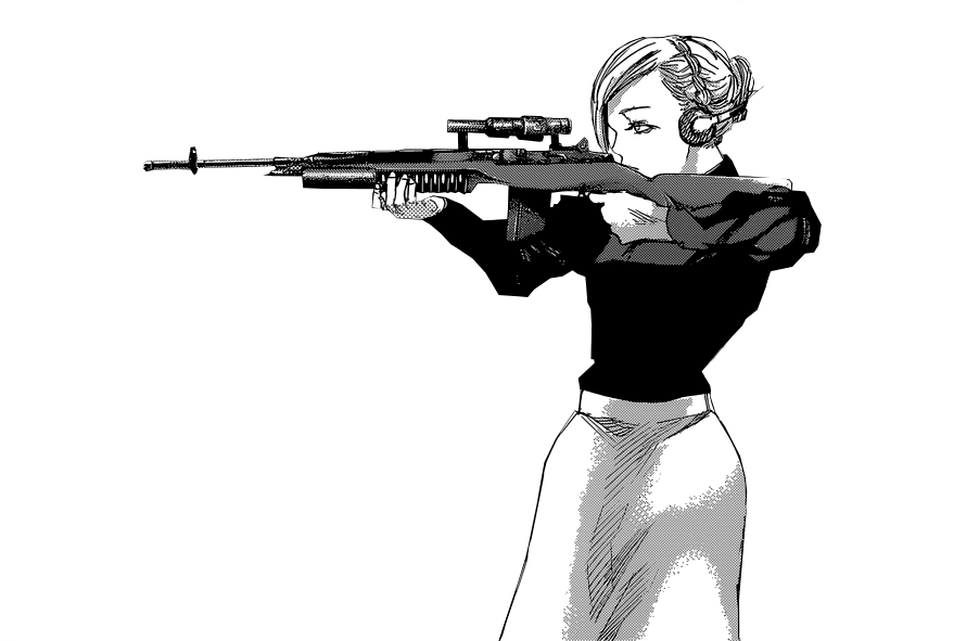 kenkamishiro:  Transparent Ace Sniper Akira 