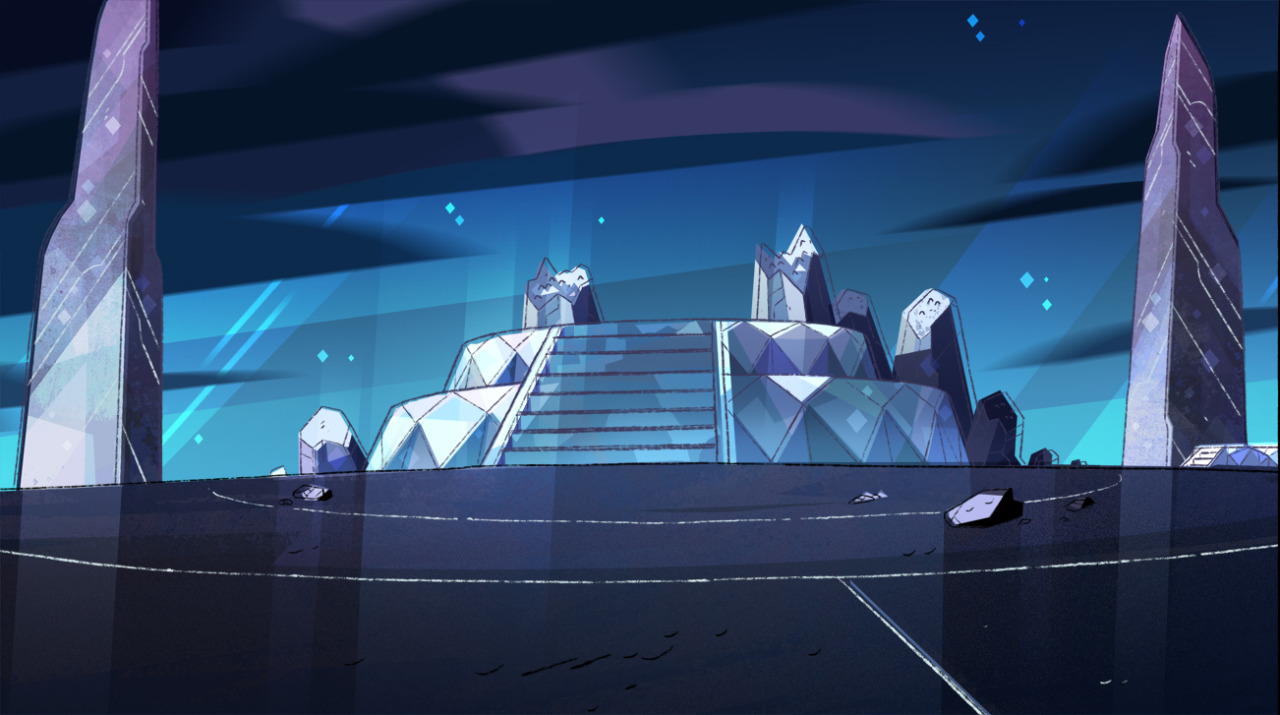 A selection of Backgrounds from the Steven Universe episode: Warp Tour Art Direction: Elle