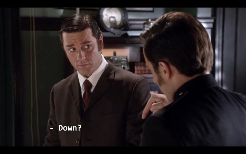 ha-bloody-ha:Big George Energy (with bonus priceless look from Murdoch). 07x11, “Journey to th