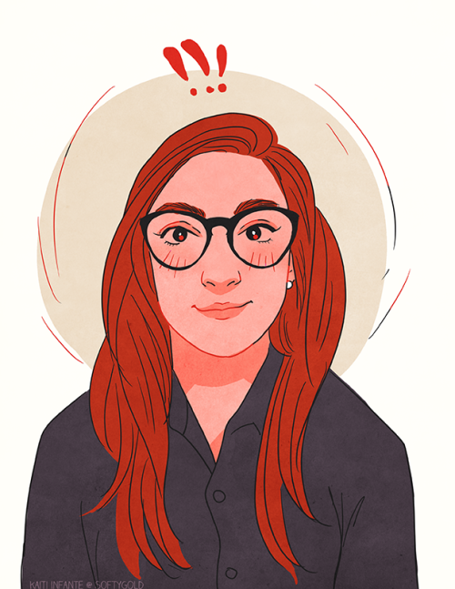 a new portrait!! we’ll see how long the red hair lasts&hellip;ko-fi | commissions | redbubble