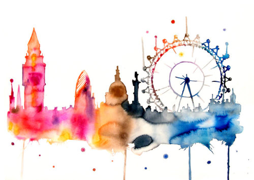 sosuperawesome:  Watercolor prints by WatercolorMary on Etsy • So Super Awesome is also on Facebook,