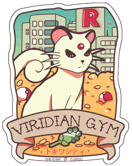 resubee:      All done finally, here’s the entire set of my Kanto gym badge stickers! The first half was here.  They’ll be available as a set in my etsy store and will also be sold singly at my upcoming art tables.     