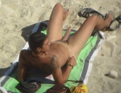 mendoitbetter:  I love a big “nude beach” boner. 