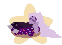 steven-universe-furry-edits:  naspstablook:  amy is the cutest 10/10 would hug  You can get the sticker here!  Look at the cute Amethyst sticker my girlfriend drew!  