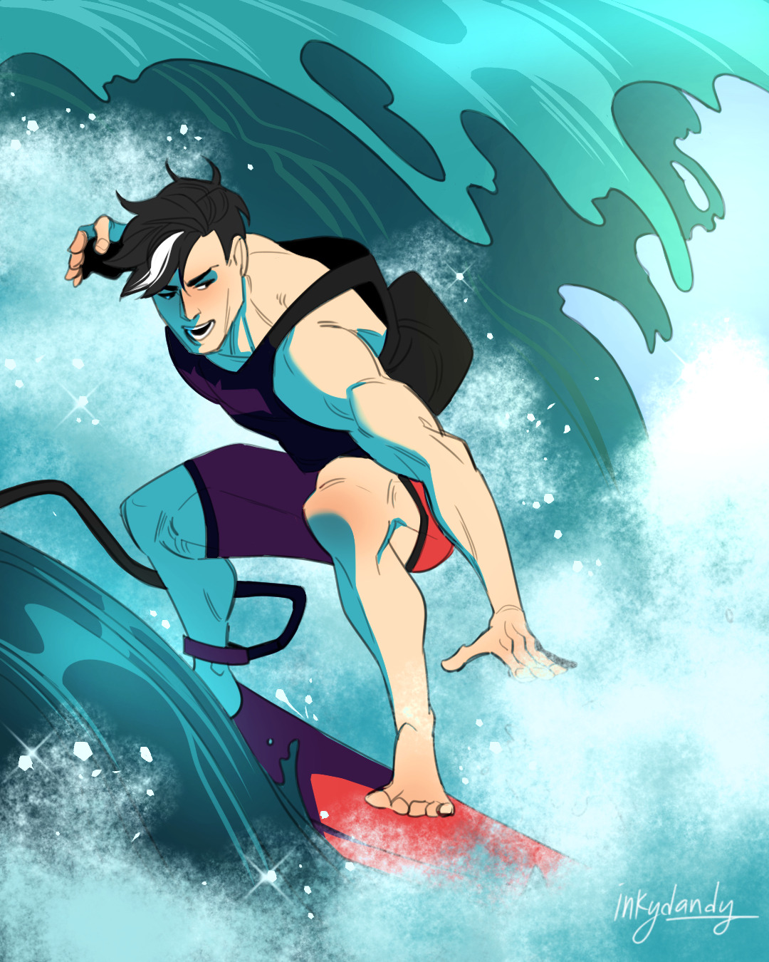 inkydandy:  Obligatory beach episode because it’s July now.